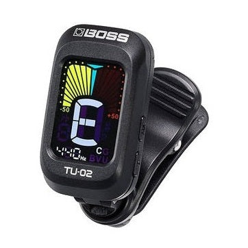BOSS TU-02 Clip-On Guitar Tuner 1