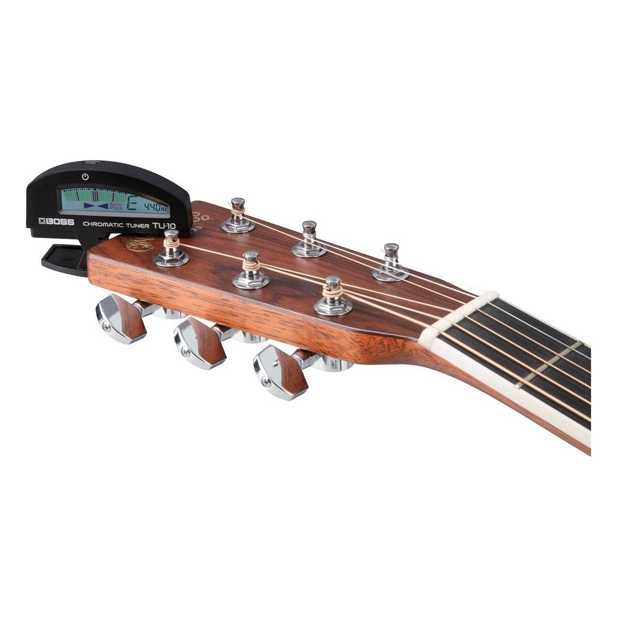 BOSS TU-10 Clip-On Chromatic Guitar Tuner, Black 2
