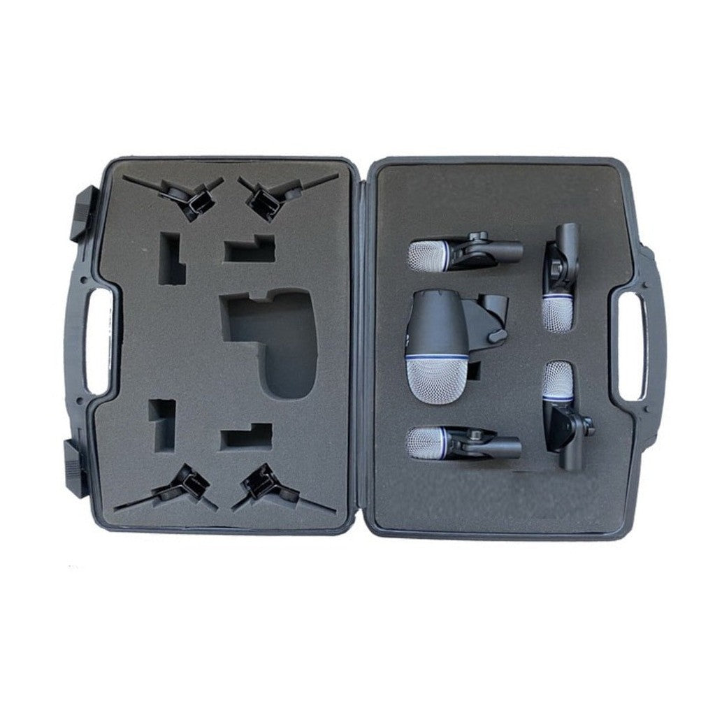 JTS TXB-5M1 5 Piece Drum Mic Package with Case 1