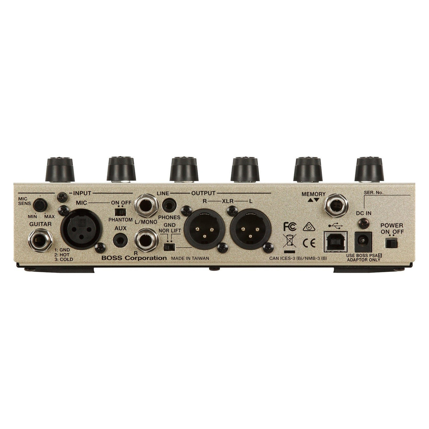 BOSS VE-8 Acoustic Singer Pedal 3