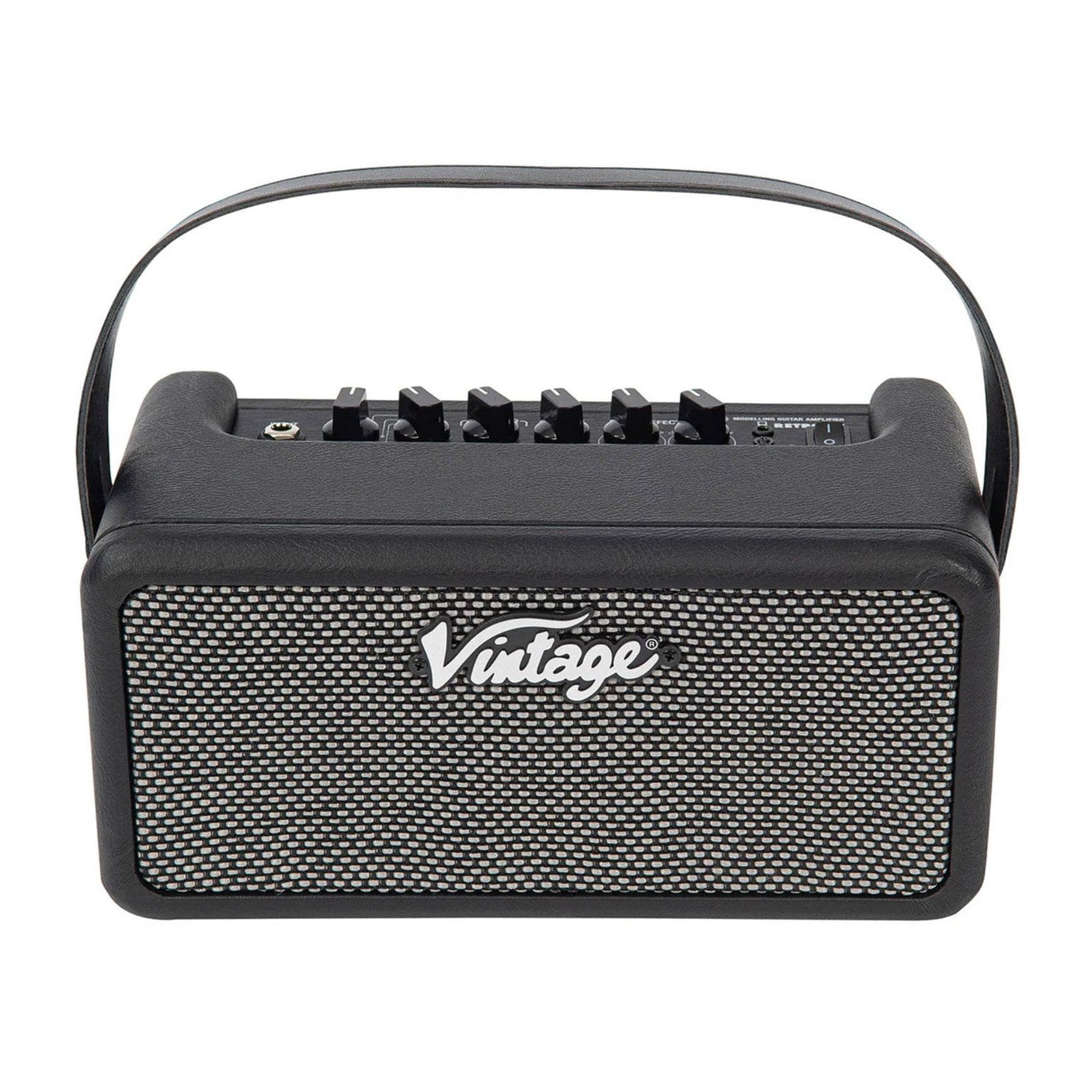 Vintage Retro 15W Guitar Amplifier with Bluetooth & Effects Black 1