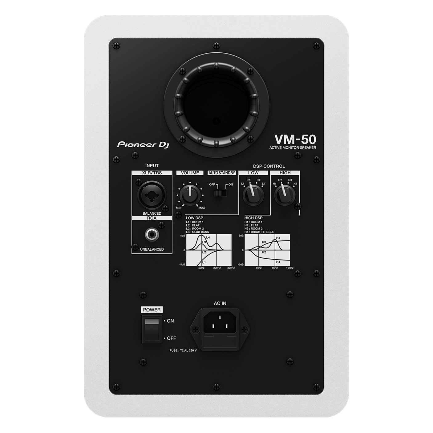Pioneer DJ VM-50-W 5” Active Monitor Speaker with DSP White 2