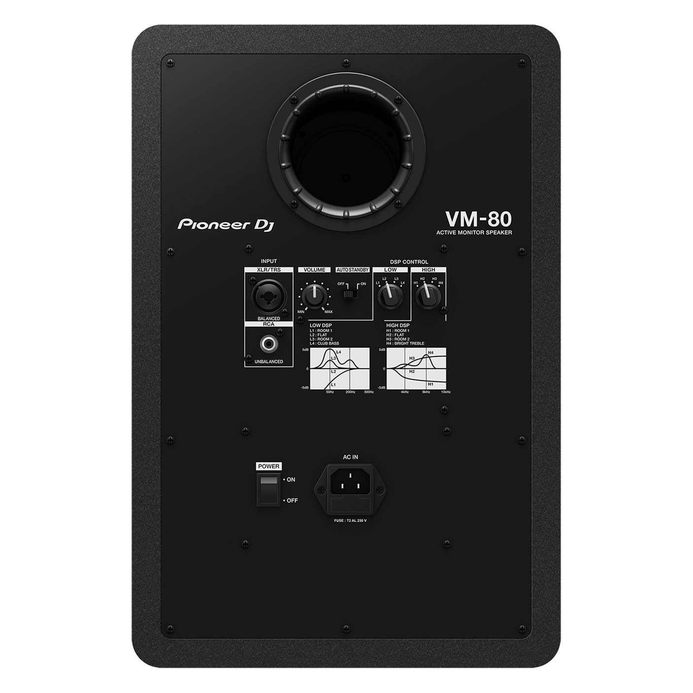 Pioneer DJ VM-80 8” Active Monitor Speaker with DSP Black 2