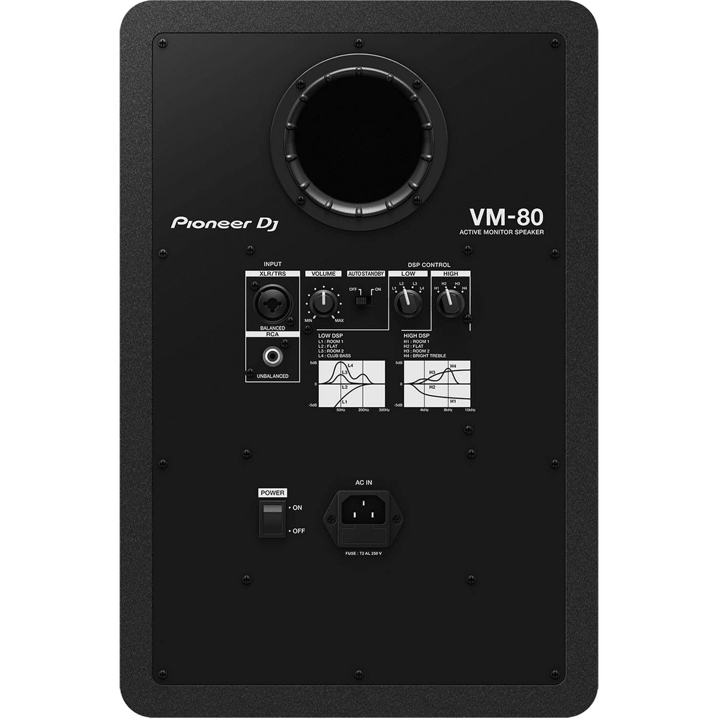 Pioneer DJ VM-80 8” Active Monitor Speaker with DSP Black 2