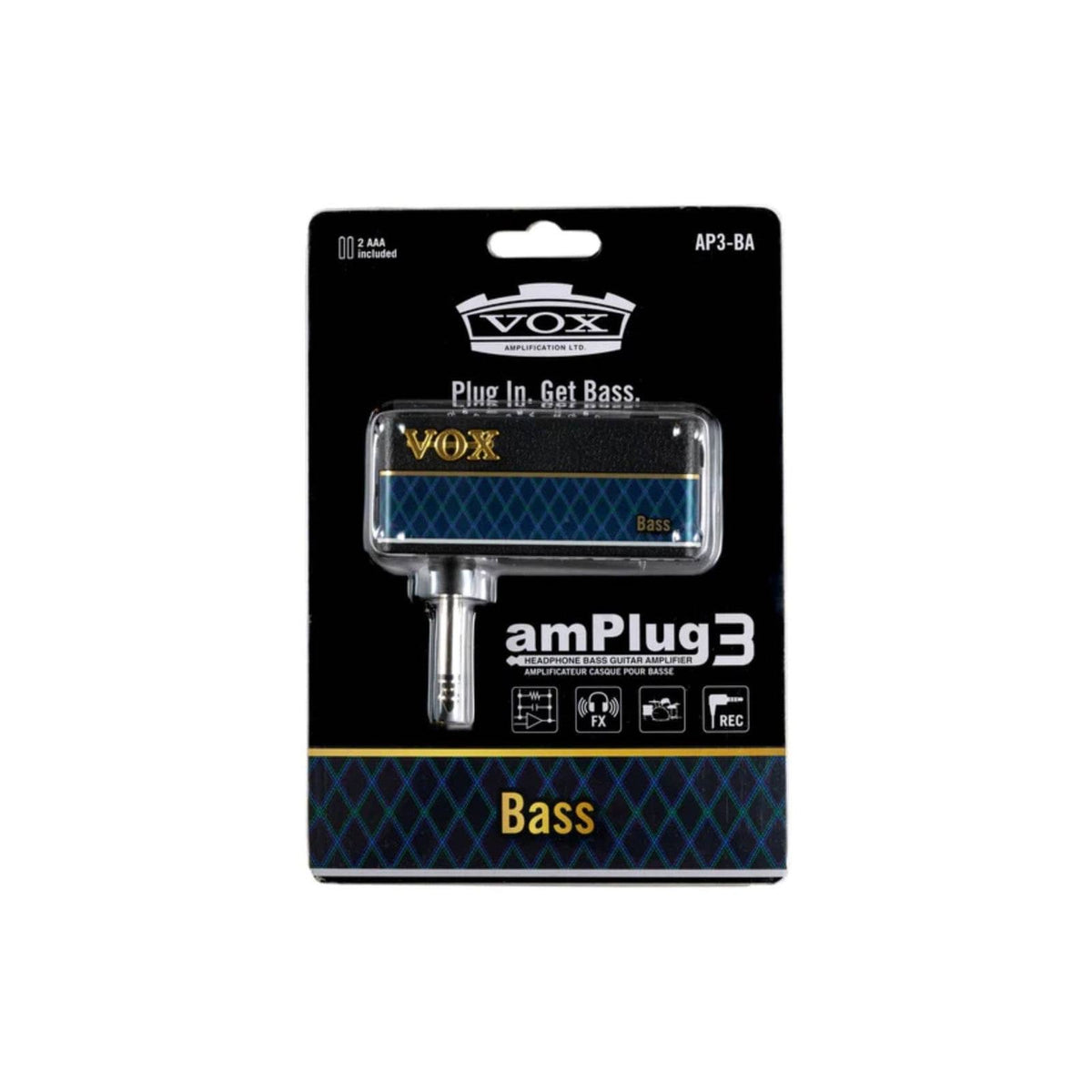 VOX amPlug 3 Bass - Bass Guitar Headphone Amplifier AP3-BA 4