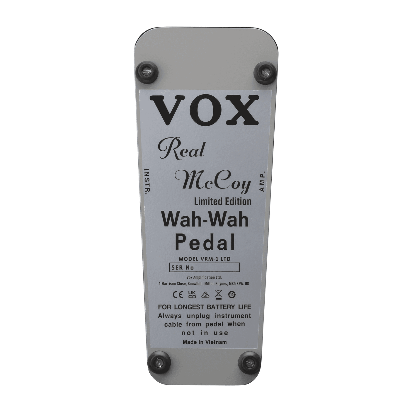 VOX VRM-1 Real McCoy Wah Pedal 7