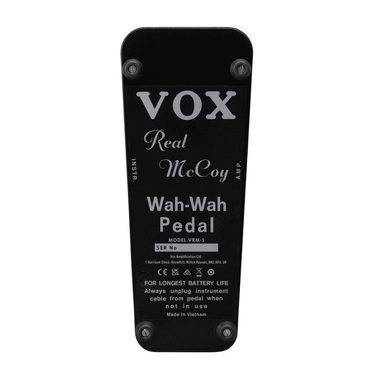 VOX VRM-1 Real McCoy Wah Pedal 3