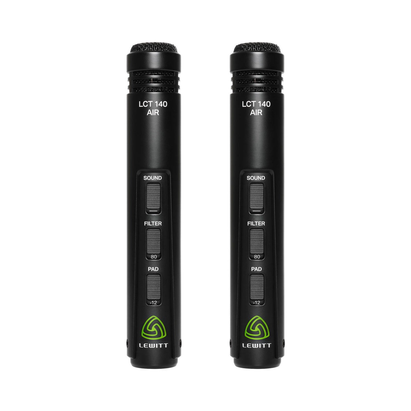 Lewitt LCT 140 AIR Small Diaphragm Condenser Microphone Stereo Matched Pair 1