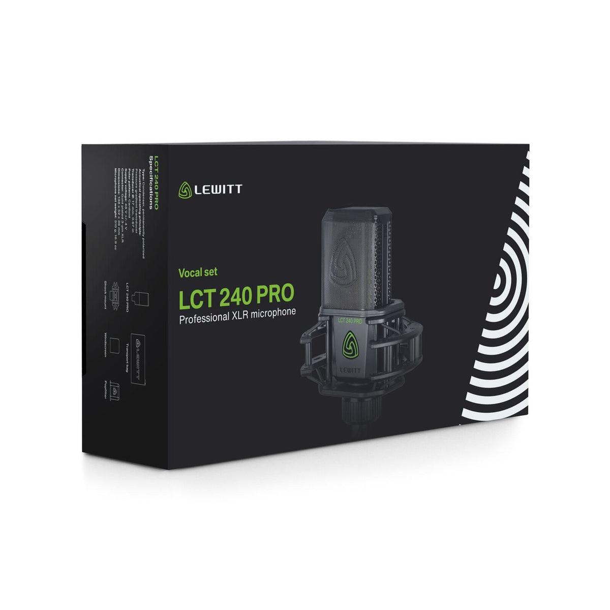 Lewitt LCT 240 PRO Condenser Microphone Vocal Set 4