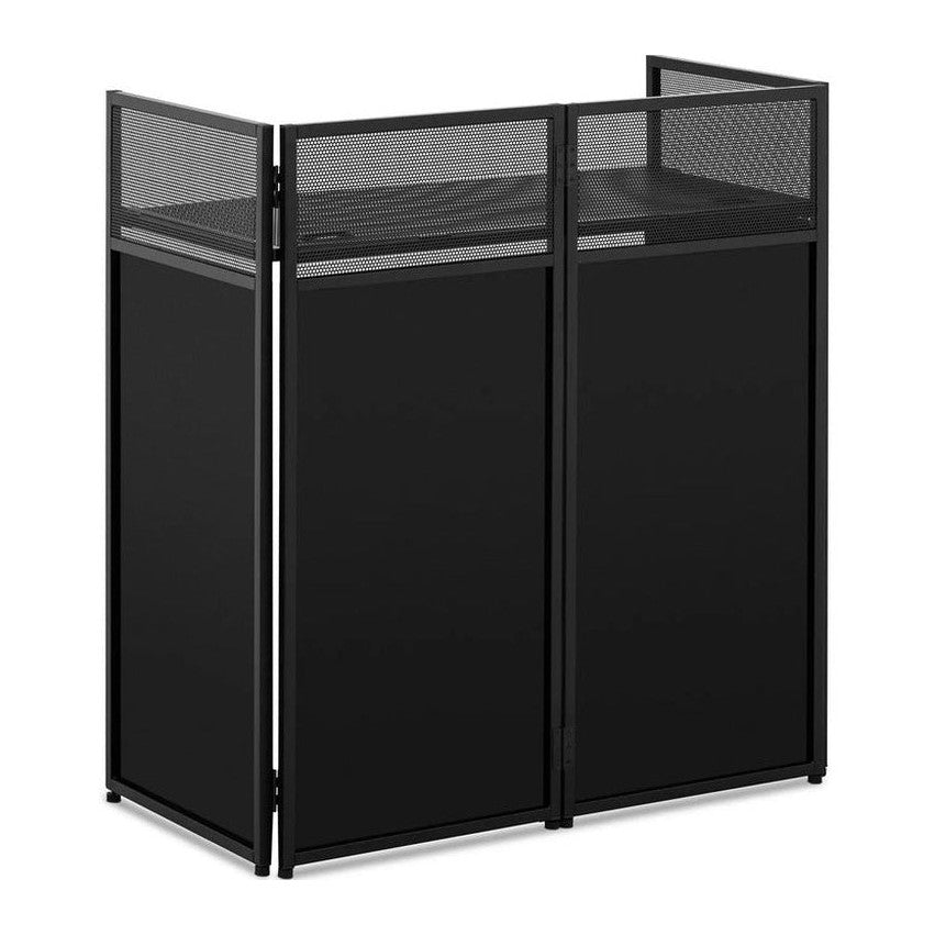 Ultimax DJ Combi Booth - Portable DJ Booth System with Black & White Skrims 2