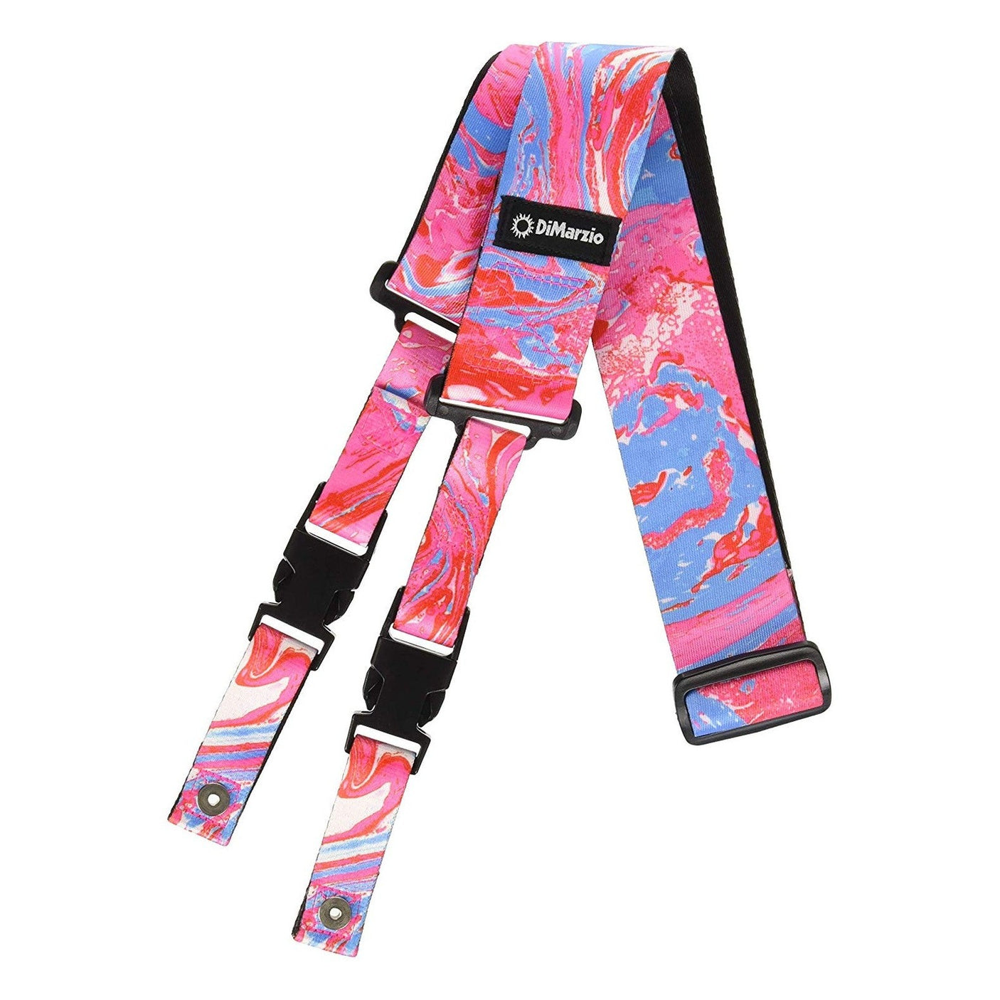 DiMarzio Steve Vai ClipLock® Guitar Strap - Standard Length Blue Cherry Universe 1