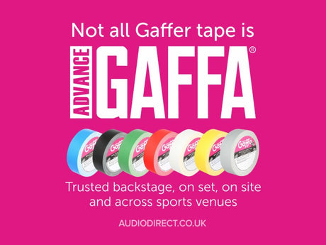 Advance Gaffa trusted backstage on set on site and across sports venues