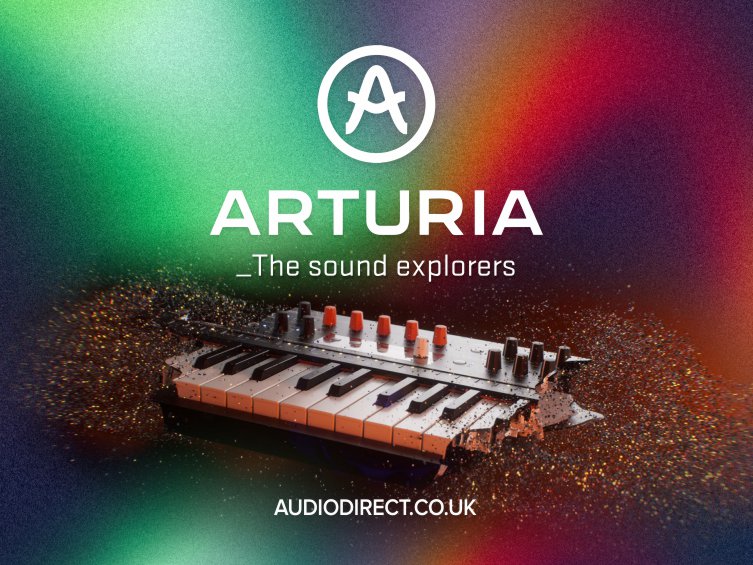Arturia Keyboards, Synthesizers & Virtual Instrument Software now on sale at Audio Direct with a price match promise and free UK delivery