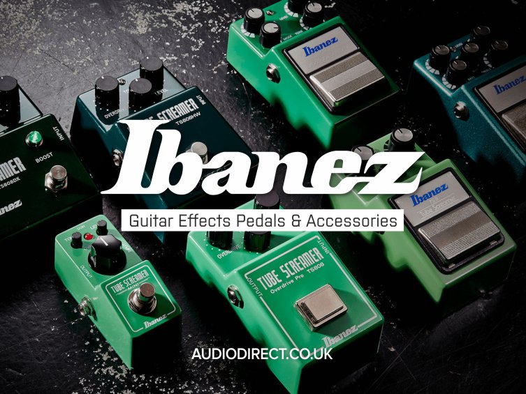 Ibanez guitar effect pedals and music accessories now on sale at Audio Direct  at fantastic prices