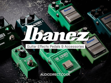 Ibanez guitar effect pedals and music accessories now on sale at Audio Direct  at fantastic prices