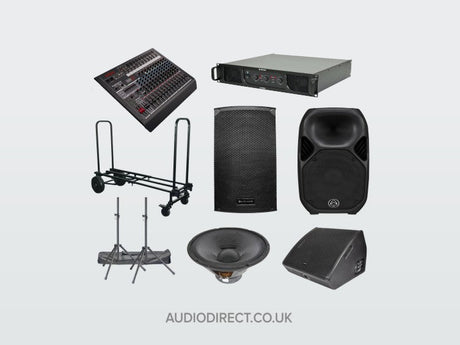 Audio Direct PA Equipment Superstore to save £££'s on PA Subwoofers, Monitors, Amplifiers, Mixers & Accessories