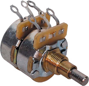 Fender/CTS American Vintage '62 Jazz Bass Concentric Stacked Potentiometer, 250K/500K 1