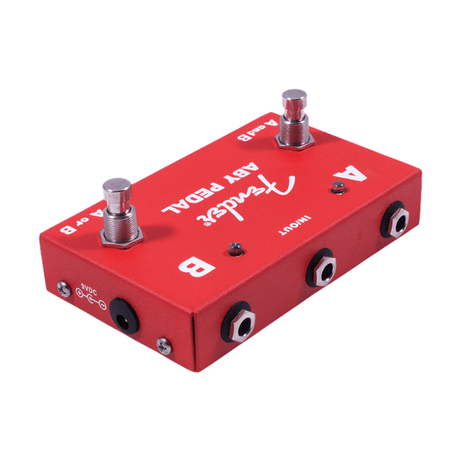 Fender 2-Switch ABY Pedal, Red 7