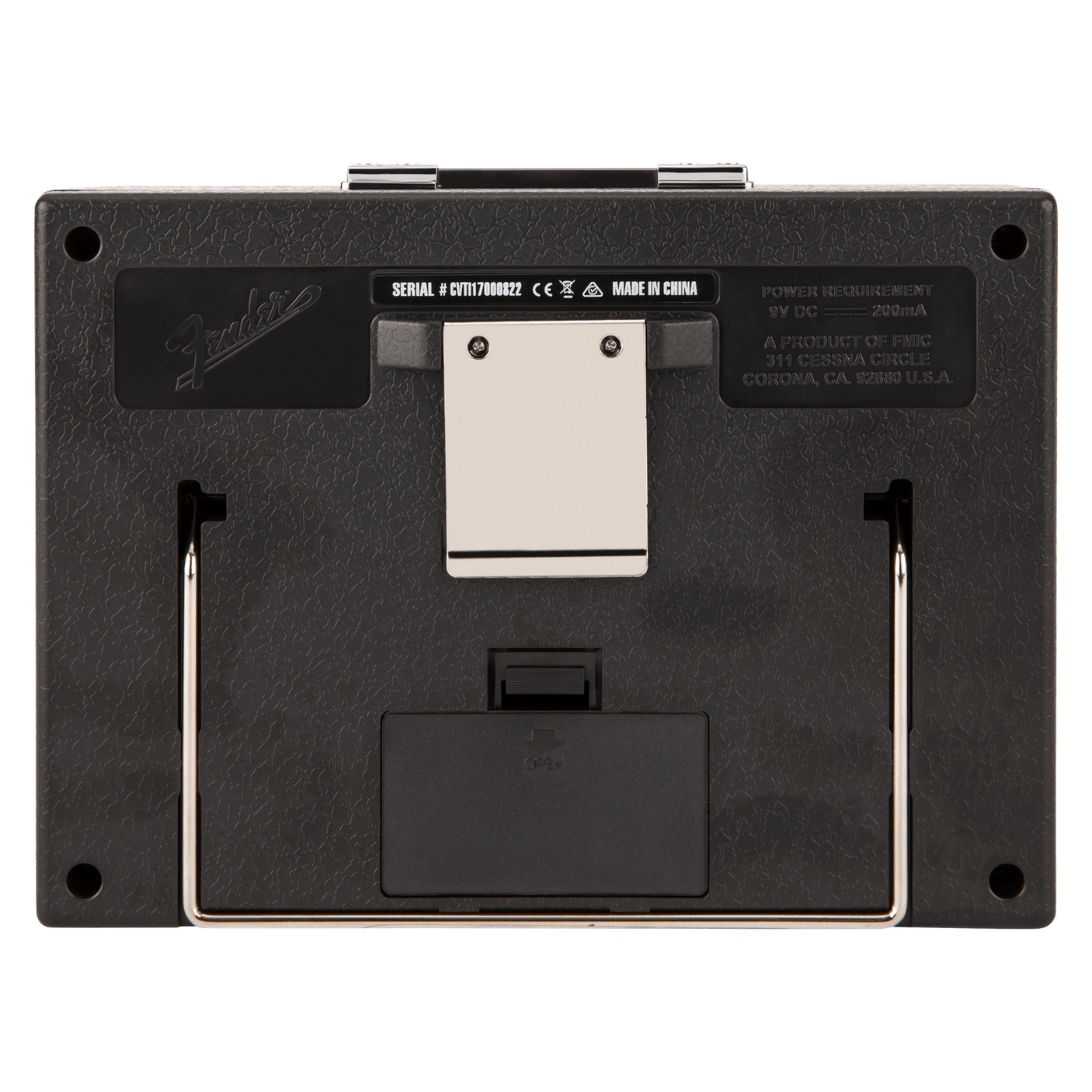 Fender Mini ’57 Twin-Amp - Portable Guitar Practice Amplifier Black 4