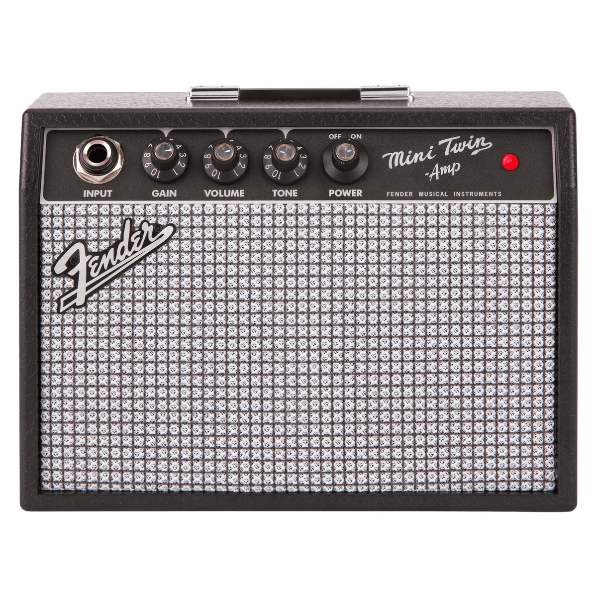 Fender Mini '65 Twin-Amp Miniature Guitar Amplifier Black 2