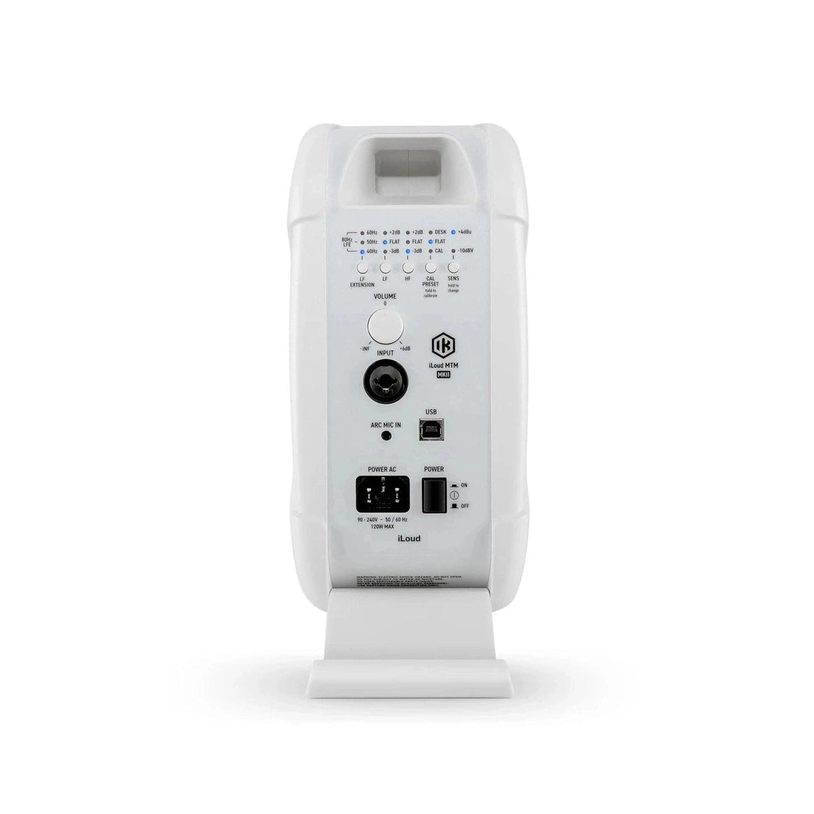 IK Multimedia iLoud MTM MKII Professional Nearfield Studio Monitors Pair , White 4