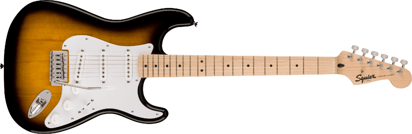 Fender Squier Sonic Stratocaster Pack - Sunburst & Maple Neck 3