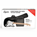 Fender Squier Sonic Stratocaster Pack - Black & Maple Neck 2
