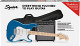 Fender Squire Squier Affinity Series Stratocaster HSS Pack - Lake Placid Blue 2