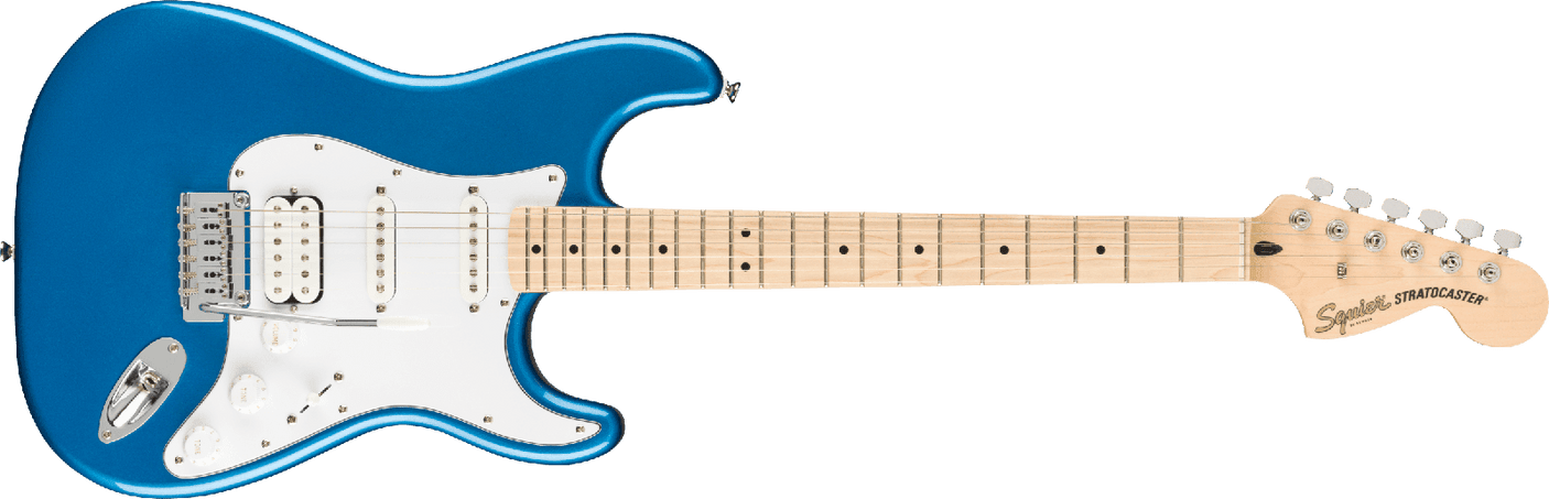 Fender Squire Squier Affinity Series Stratocaster HSS Pack - Lake Placid Blue 5