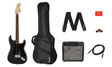 Fender Squire Squier Affinity Series Stratocaster HSS Pack - Charcoal Frost Metallic 1