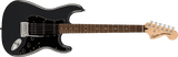 Fender Squire Squier Affinity Series Stratocaster HSS Pack - Charcoal Frost Metallic 3