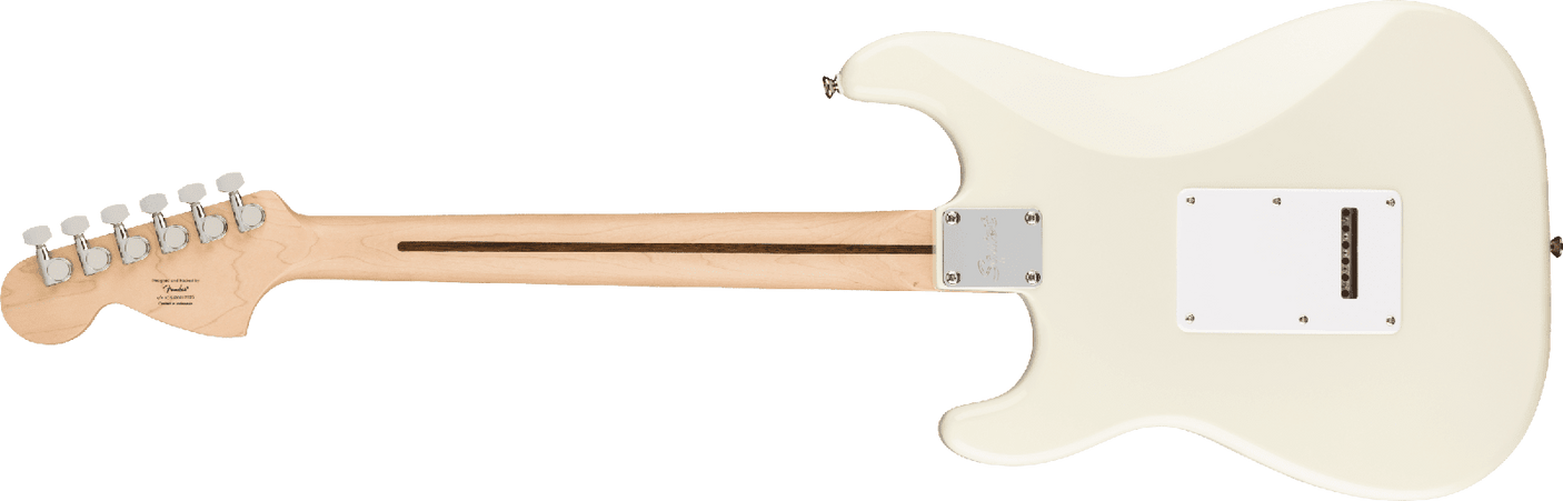 Squier Affinity Series Stratocaster Electric Guitar — Olympic White