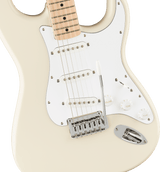 Squier Affinity Series Stratocaster Electric Guitar — Olympic White