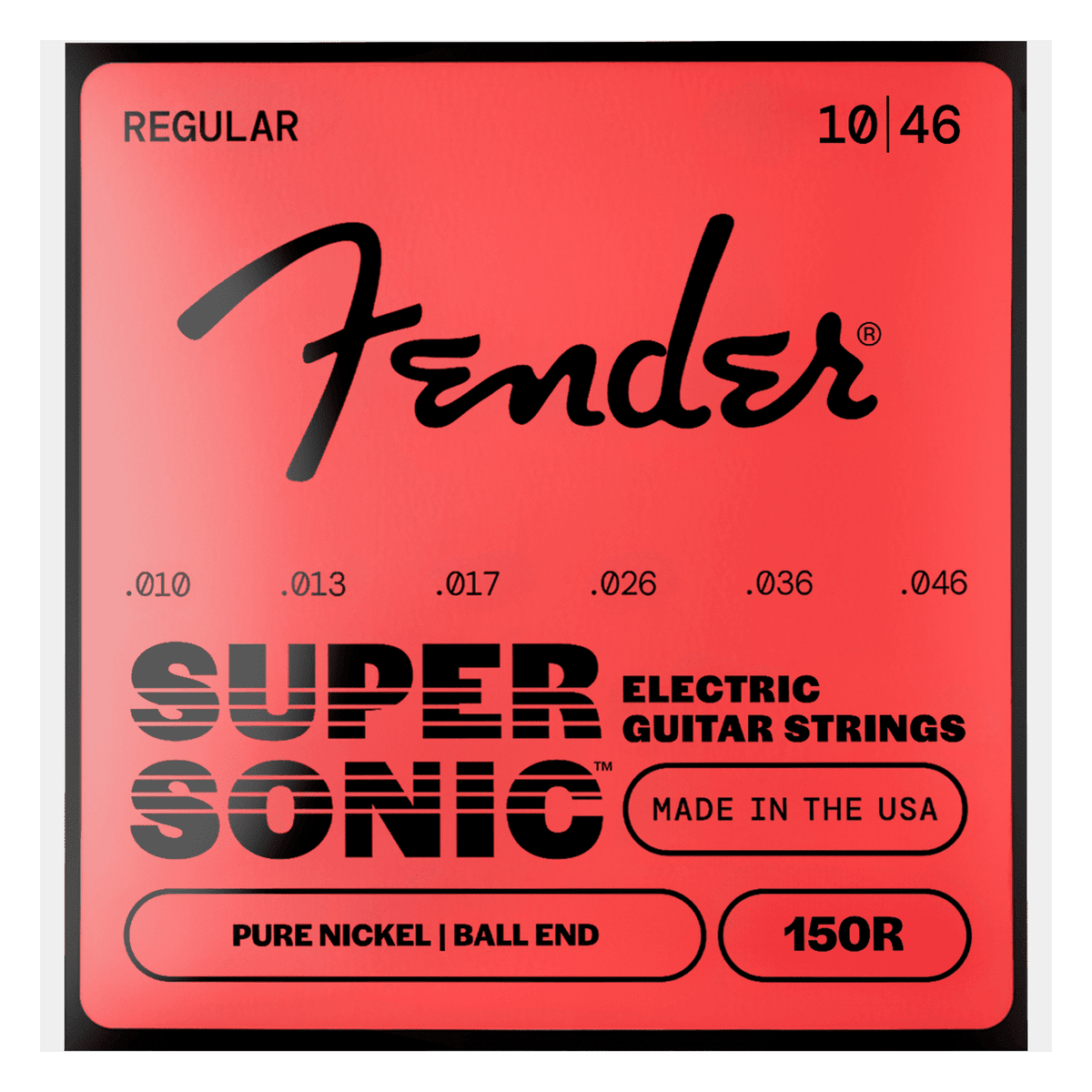 Fender Original 150L Pure Nickel Electric Guitar Strings, Regular — 10-46 2