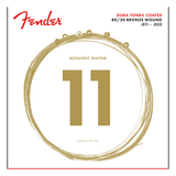 Fender 880CL Dura-Tone 80/20 Coated Acoustic Guitar Strings .011-.052 1