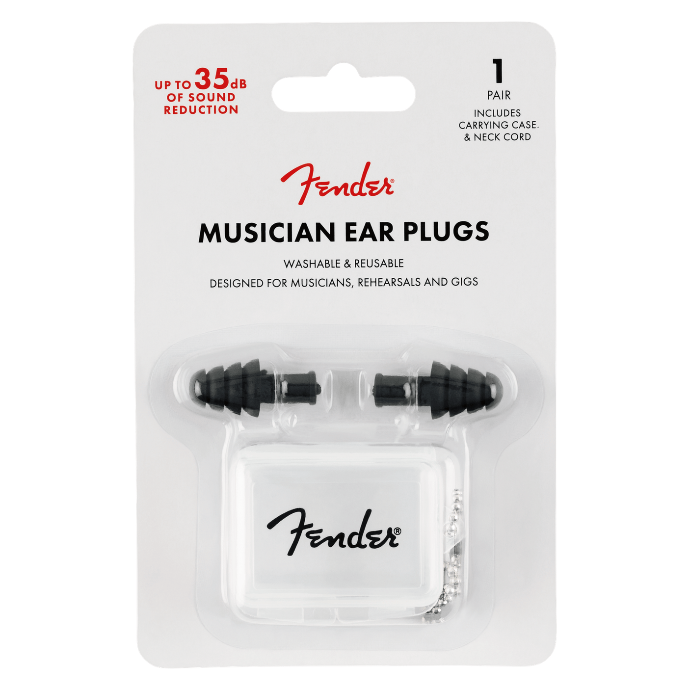 Fender Musician Series Ear Plugs - Black 2