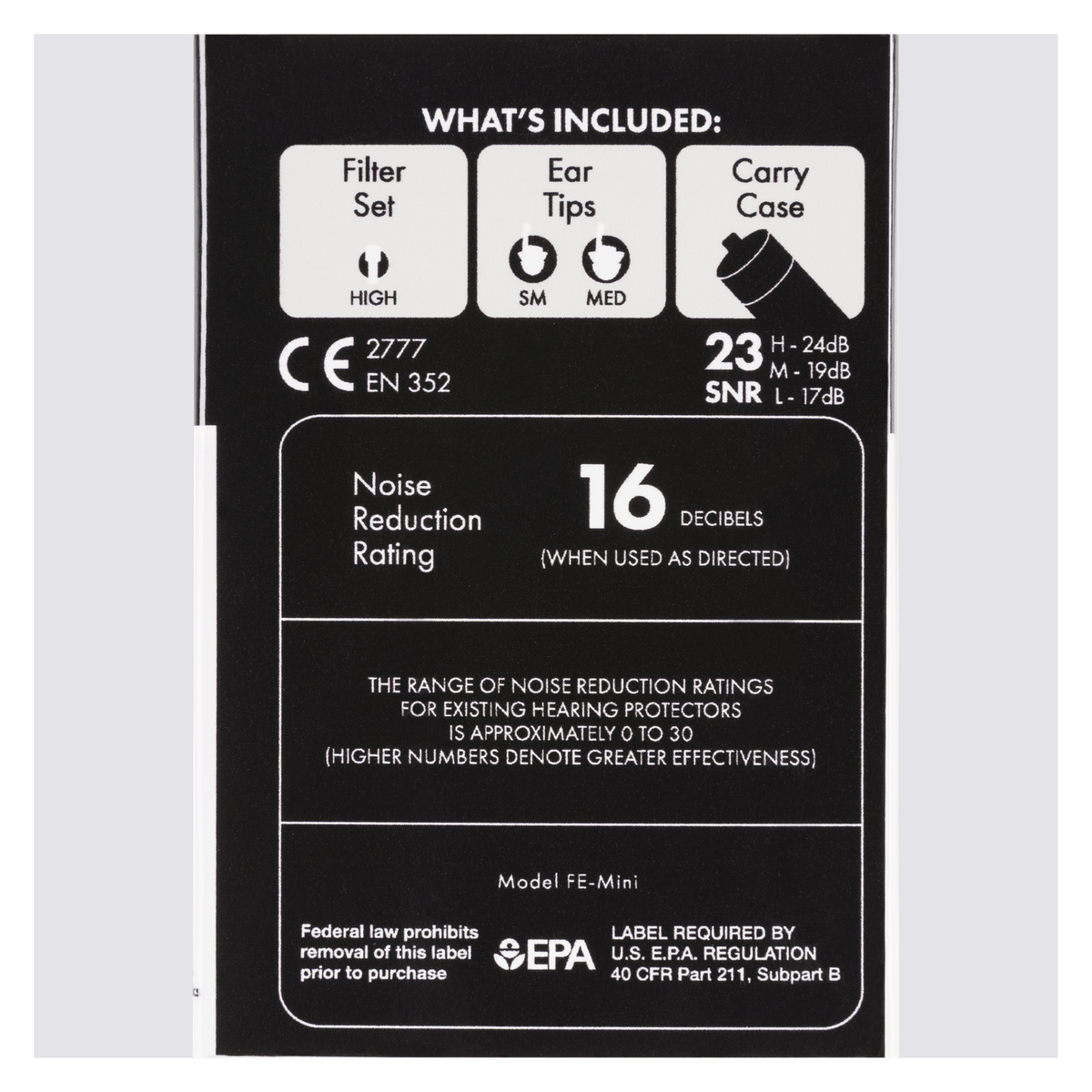 Fender Professional High Fidelity Ear Plugs 2