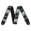Fender 2" Monogrammed Strap - Black/Grey/Blue 1