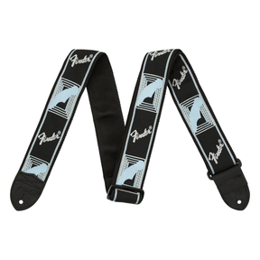 Fender 2" Monogrammed Strap - Black/Grey/Blue 1