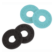 Fender Strap Blocks, Set Of 4 — Black And Daphne Blue 1