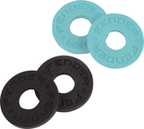 Fender Strap Blocks, Set Of 4 — Black And Daphne Blue