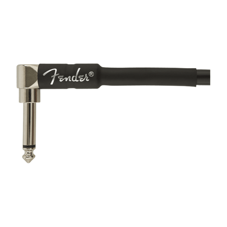 Fender Professional Series 3M Instrument Cable, Straight-Angle, Black 3