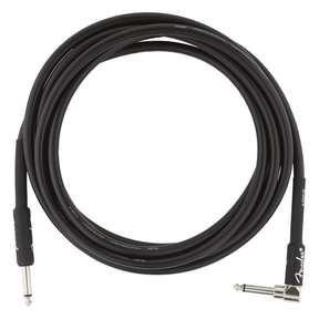 Fender Professional Series 3M Instrument Cable, Straight-Angle, Black 1