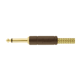 Fender 3M 10' Deluxe Series Instrument Cable - Straight/Straight, Tweed 3