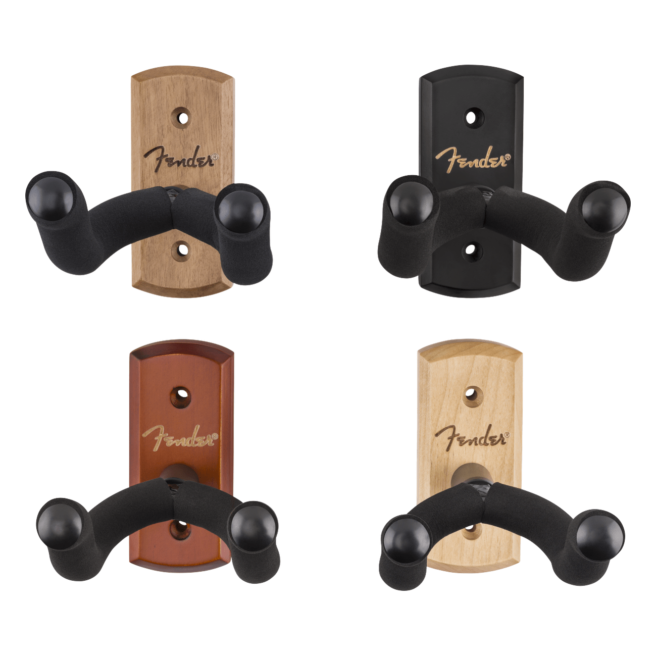 Fender Essentials Guitar Wall Hanger - Rosewood 5