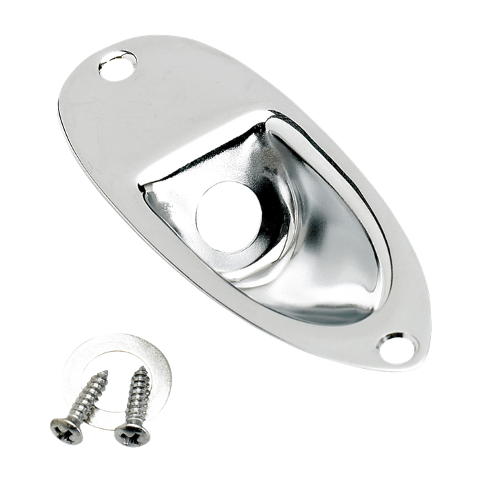 Fender Stratocaster Guitar Jack Ferrule - Chrome 1