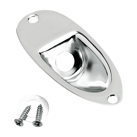 Fender Stratocaster Guitar Jack Ferrule - Chrome 1