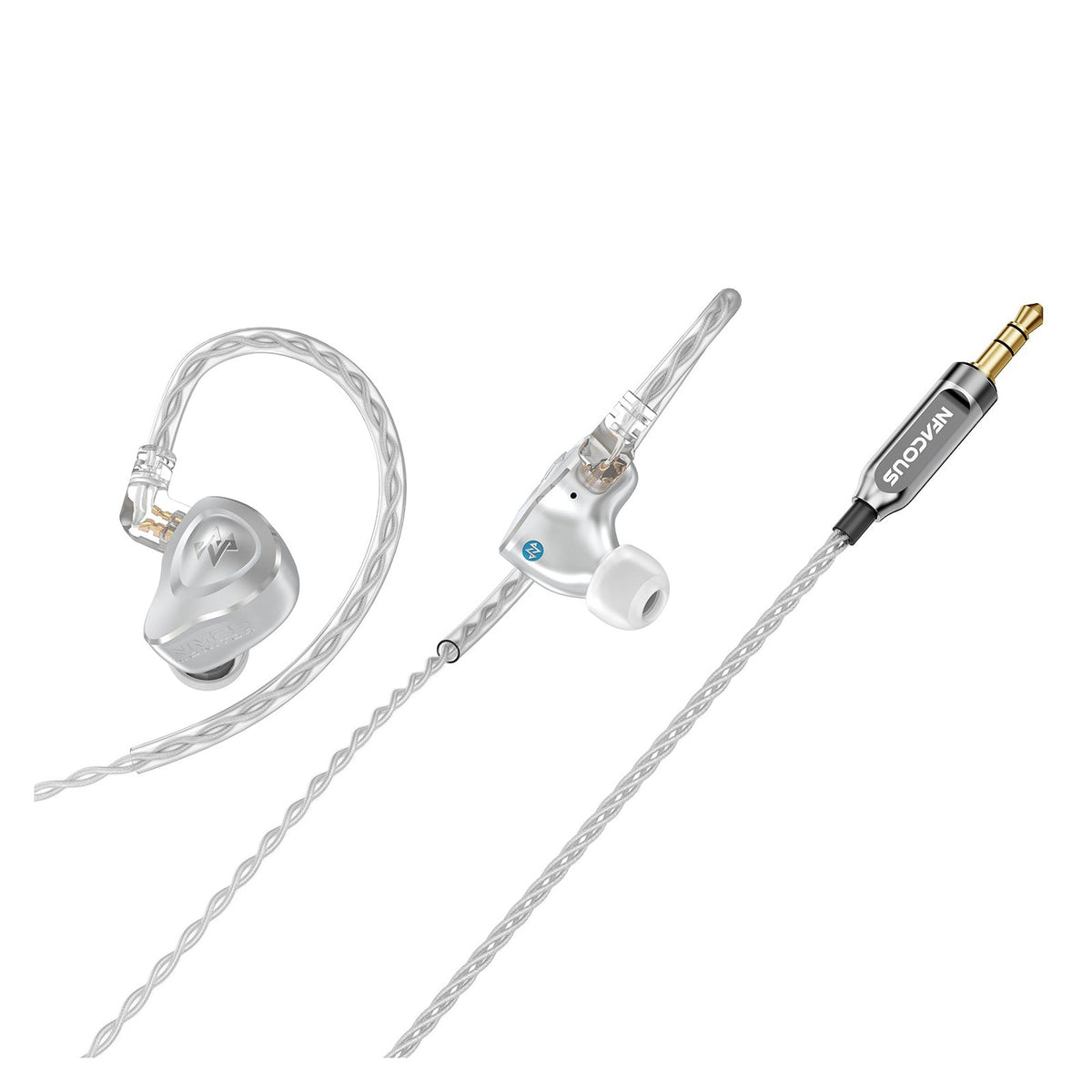 NF Acoustics NM25 In-Ear Monitors, Aluminium Shell IEM With Clutter Trap 2.0 1