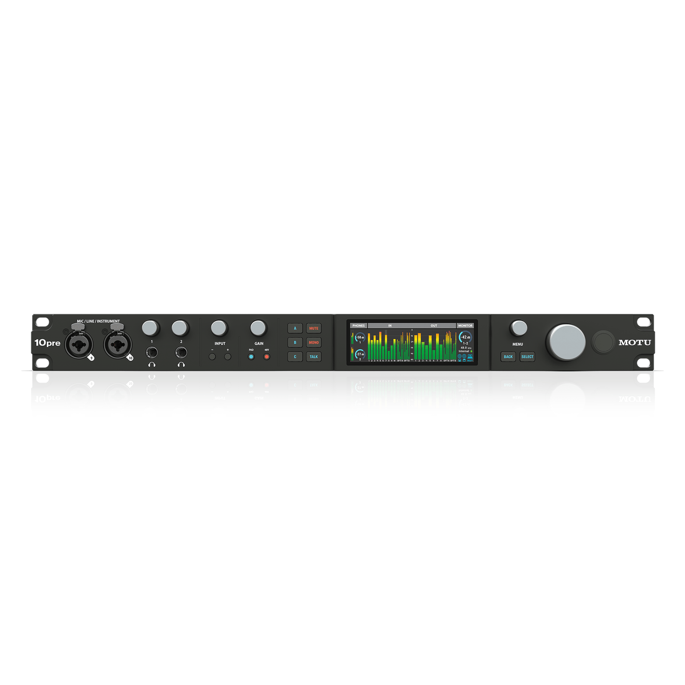 MOTU 10pre - Thunderbolt 4 / USB4 Audio Interface with DSP 4