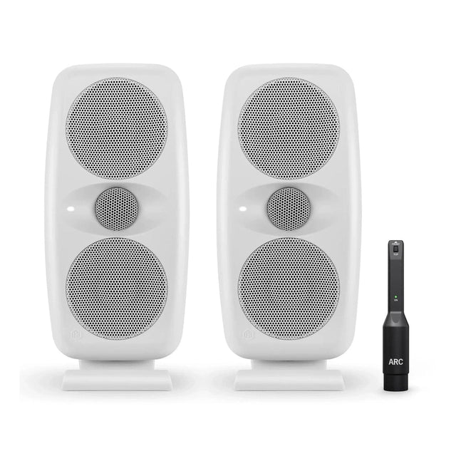 IK Multimedia iLoud MTM MKII Professional Nearfield Studio Monitors Pair , White 1